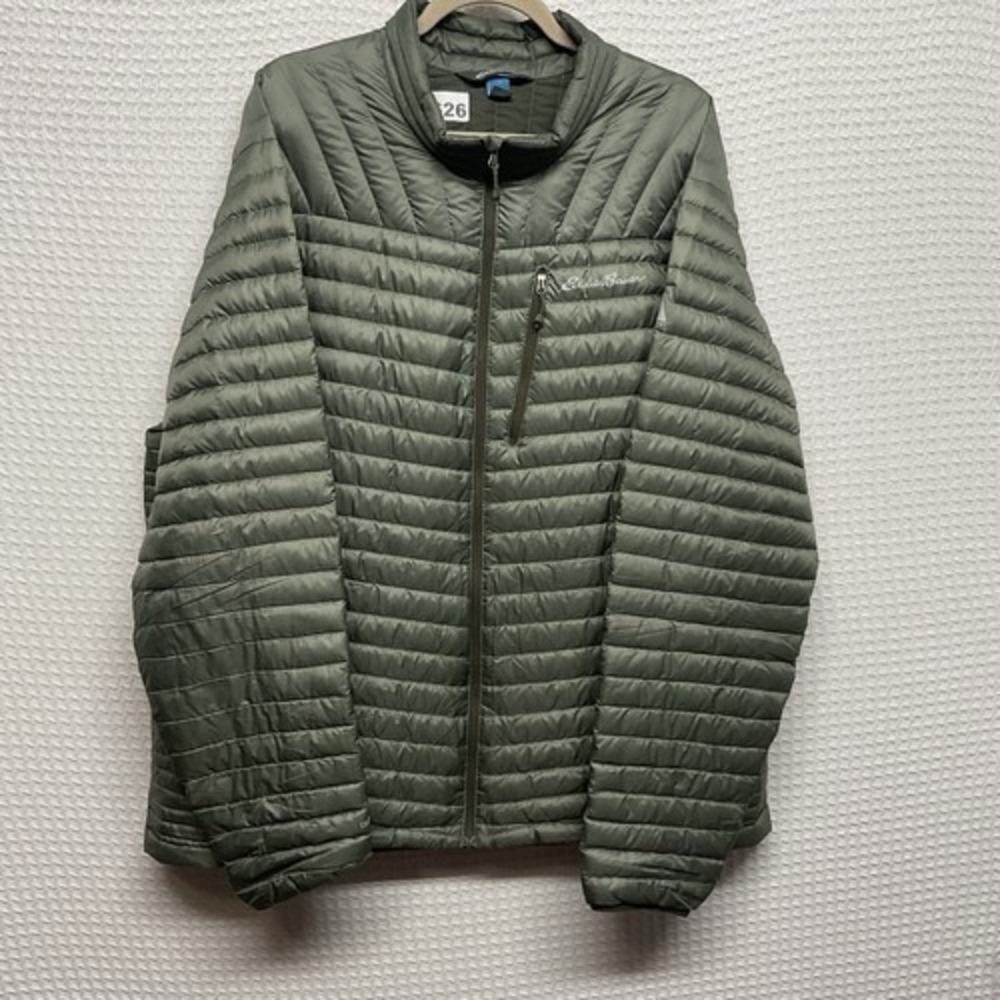 Eddie Bauer Pertex Quantum First Ascent Puffer EB800 Goose Down Jacket Men 2XLT